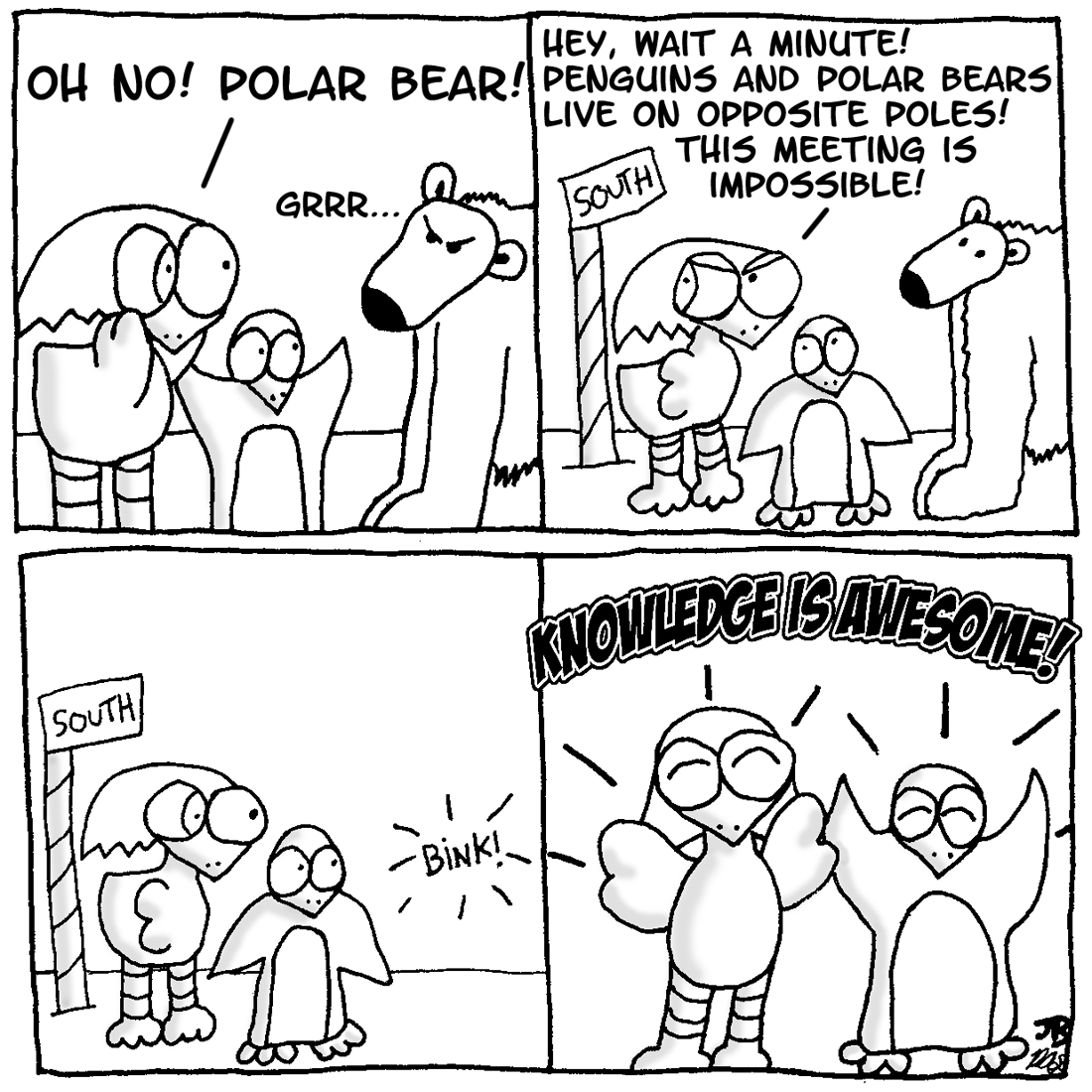 Penguins and Polar Bears